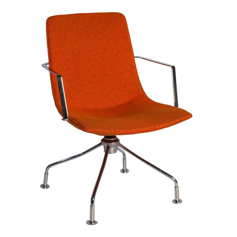 Konferensstol Lammhults Comet Orange Kammarkollegiet