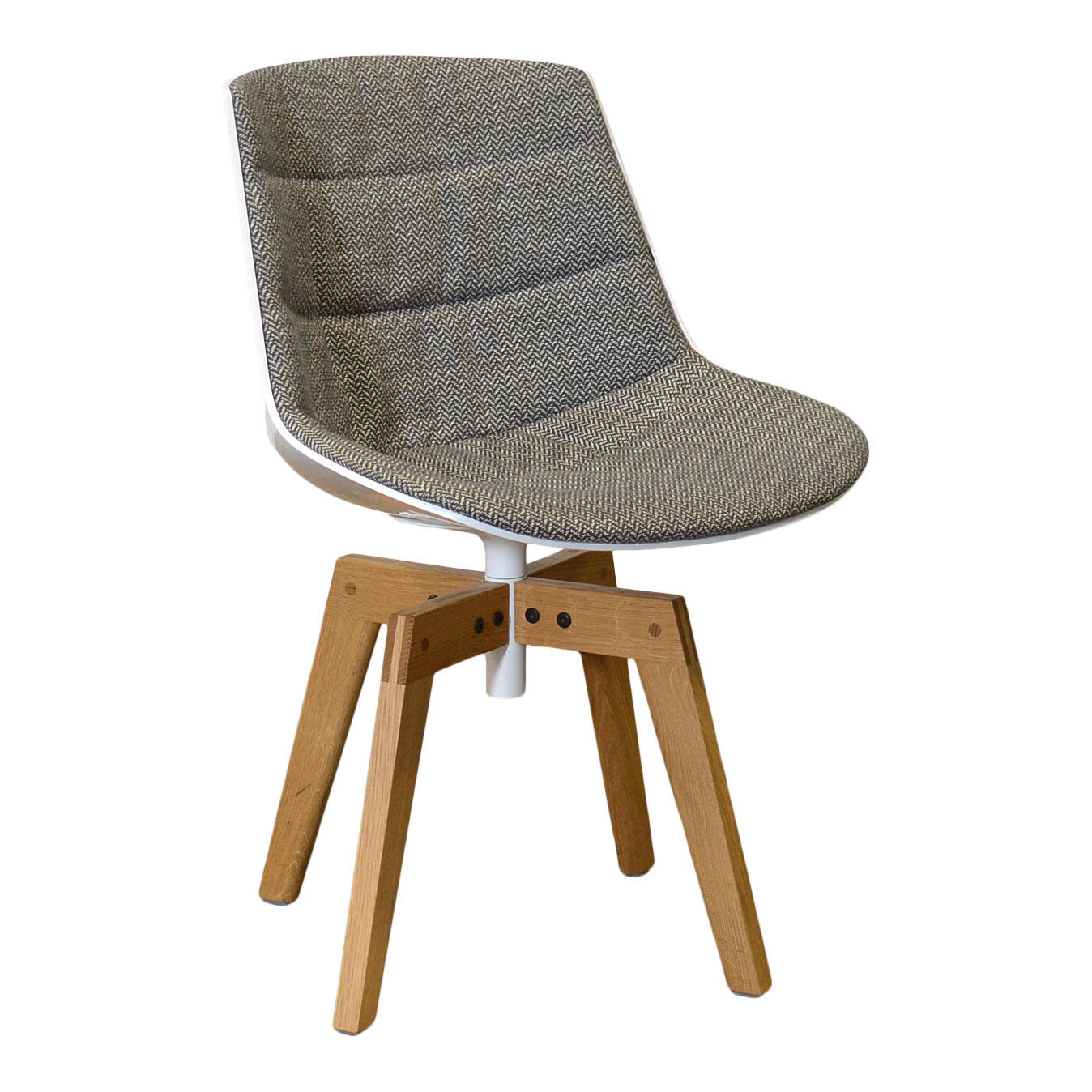 Stol mdf italia flow chair ek gr vit kammarkollegiet